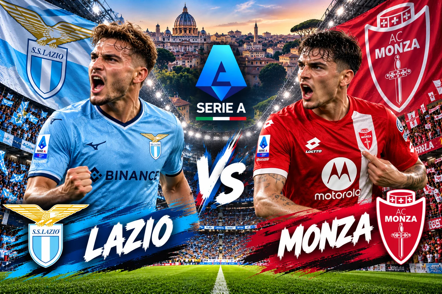 Prediksi Skor Lazio vs Monza, H2H, Jadwal dan Lineup