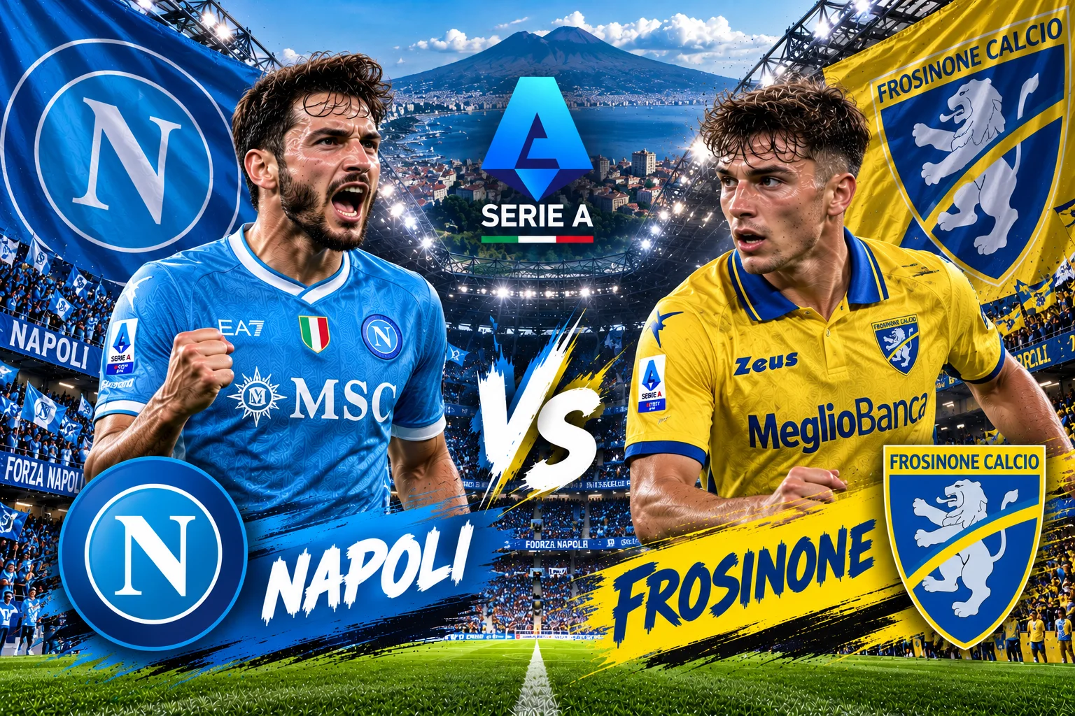 Prediksi Napoli vs Frosinone, Mampukah Tuan Rumah Menang?