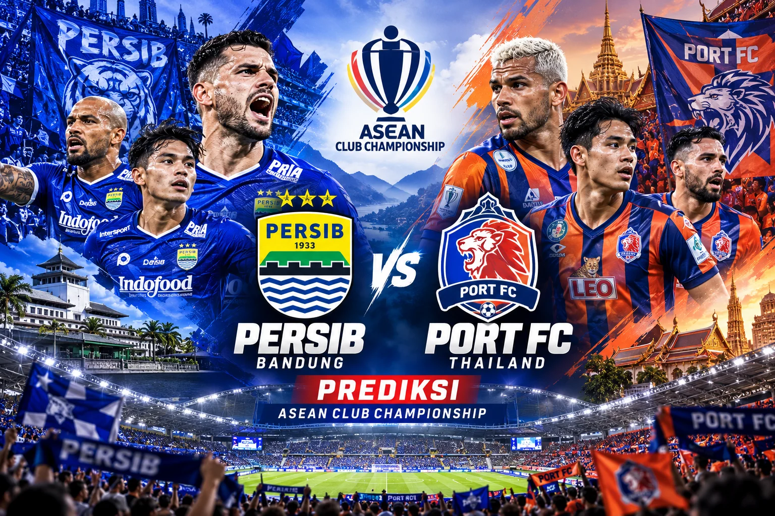 Prediksi Persib vs Port FC