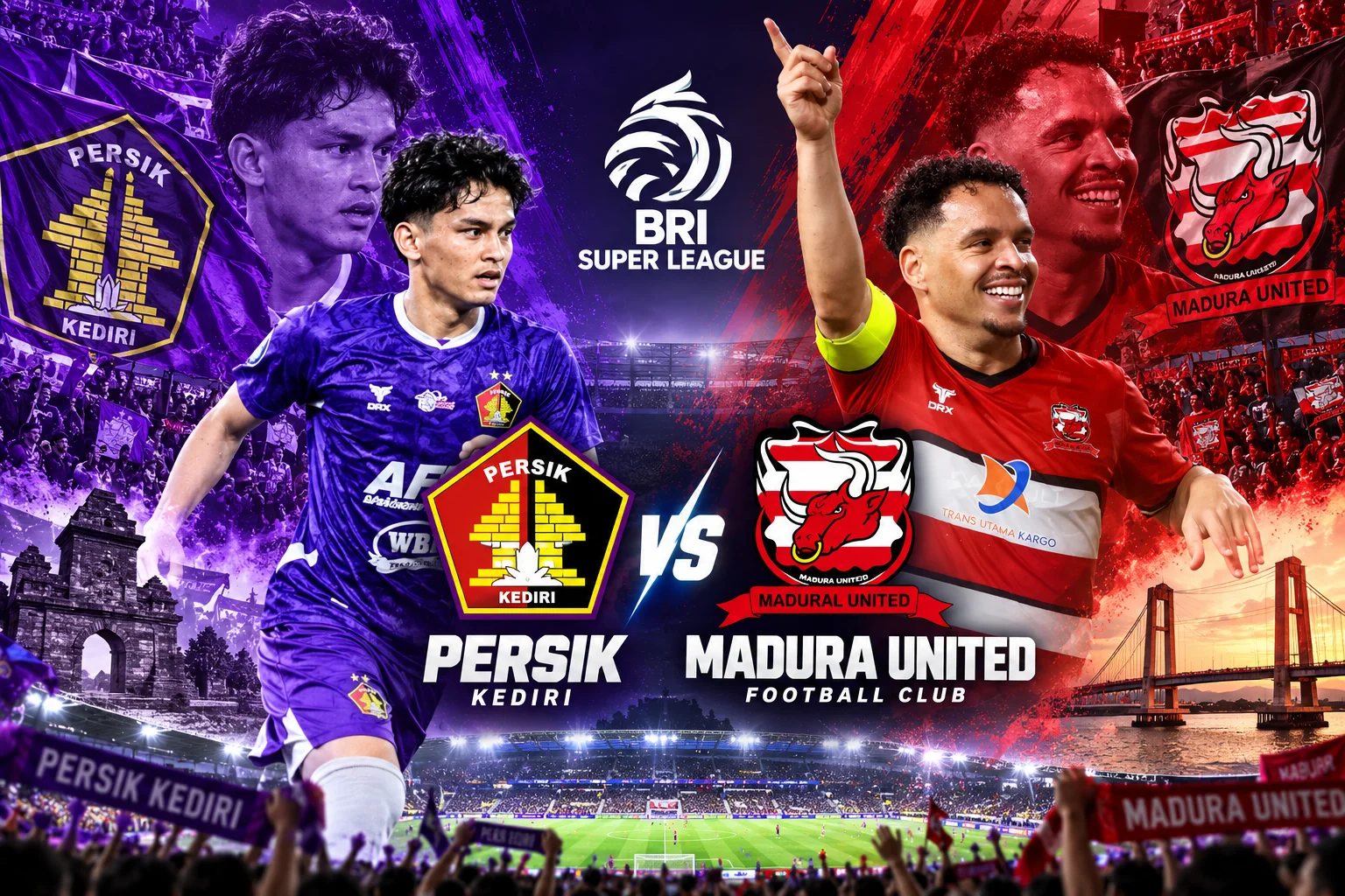 Prediksi Persik Kediri vs Madura United, Duel Panas di Brawijaya