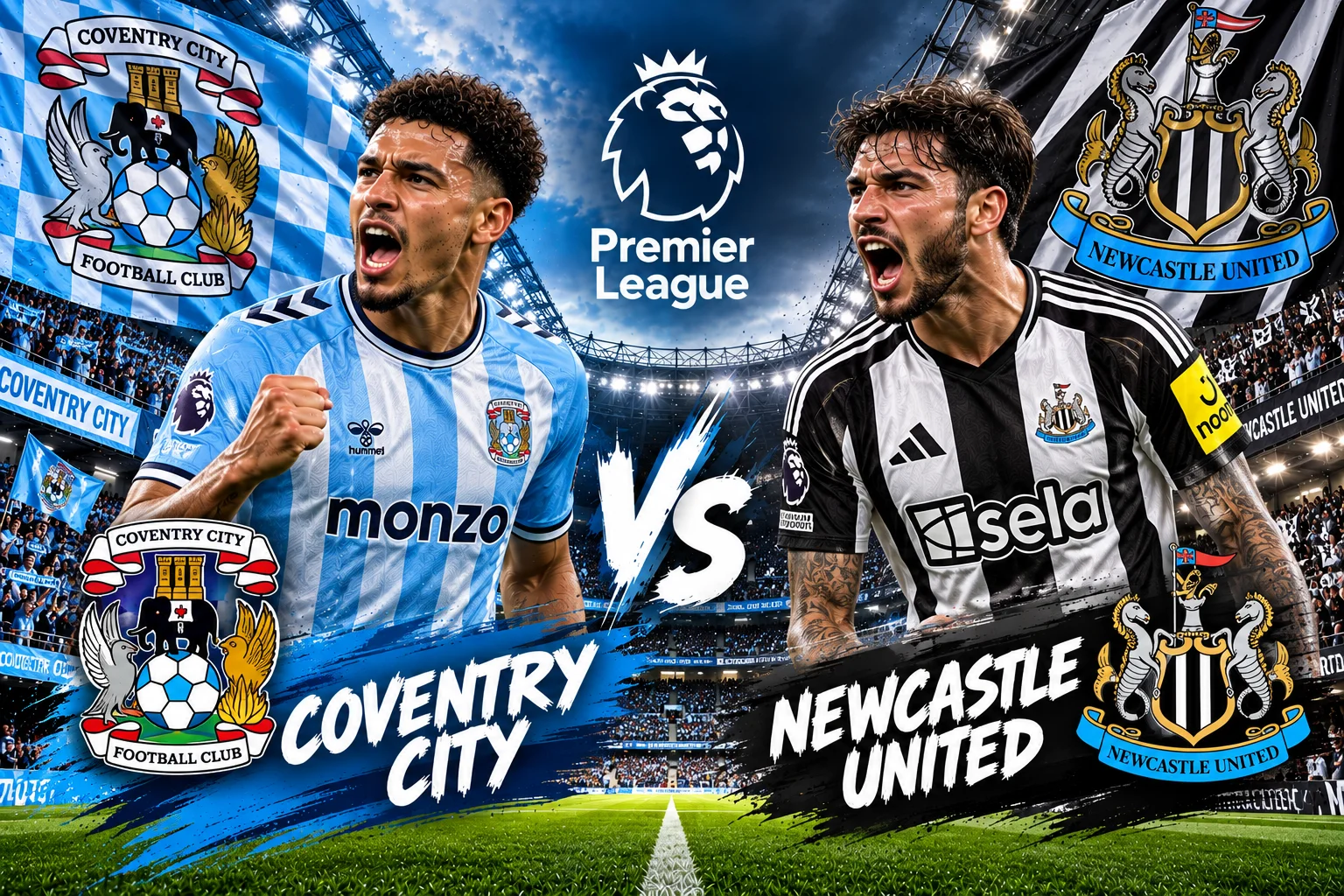 Prediksi Skor Coventry City vs Newcastle dan Susunan Pemainnya