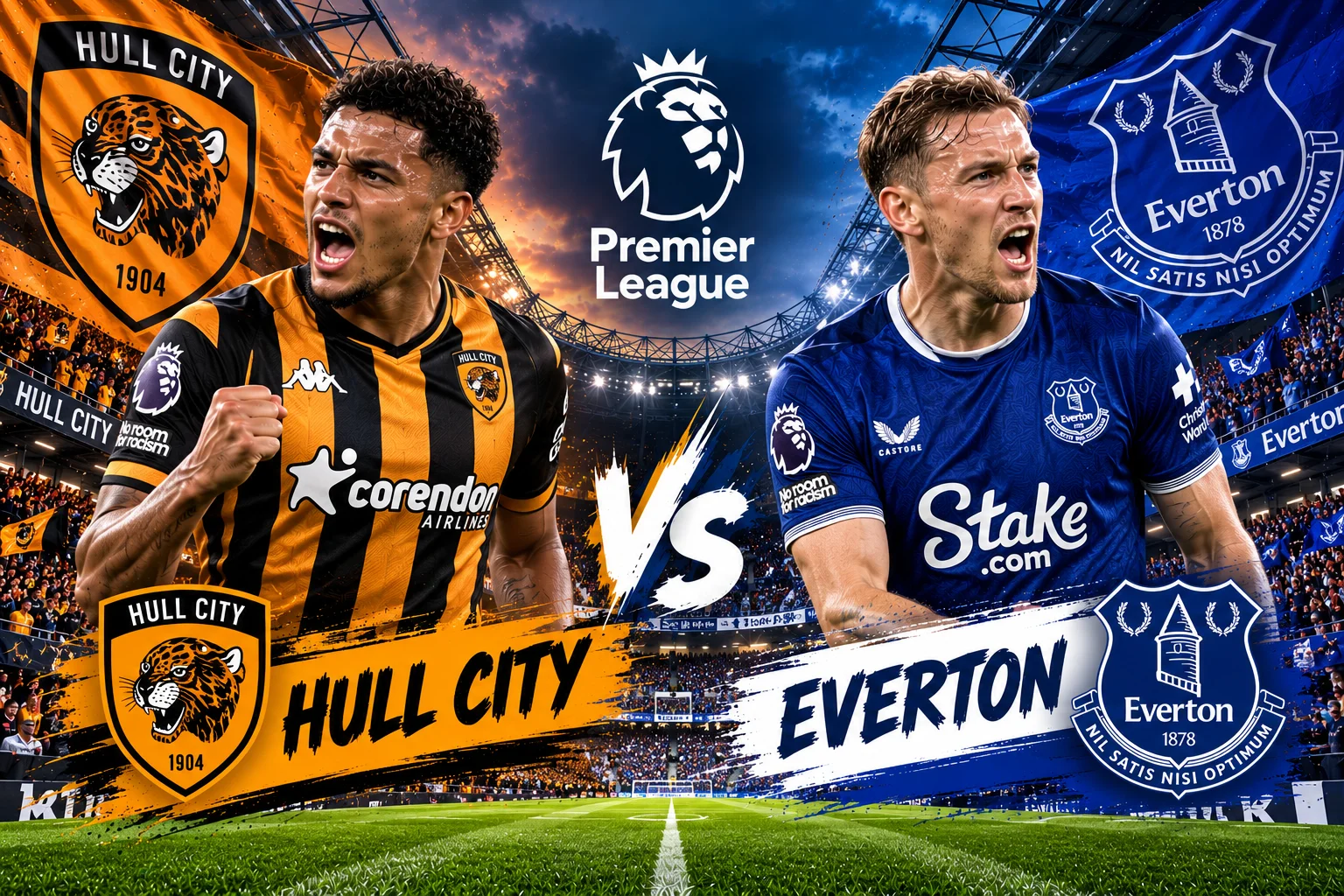 Prediksi Skor Hull City vs Everton: H2H, dan Lineup